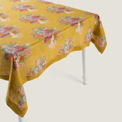Tovaglia in lino Fleur d’Inde — Giallo