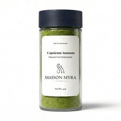 Piment Vert Déshydraté en Poudre